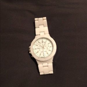 Men’s white ceramic Michael Kors Watch